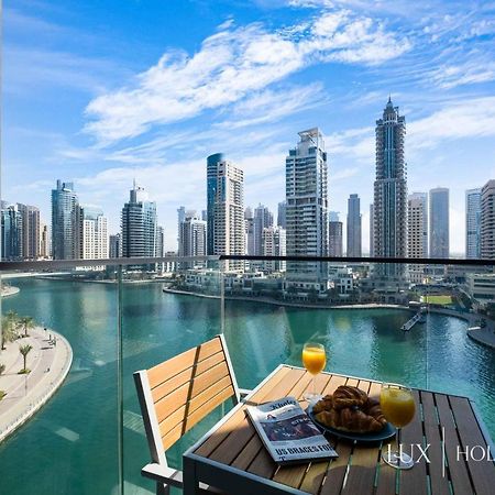 Lux - Contemporary Suite With Full Marina View Dubai Exterior foto