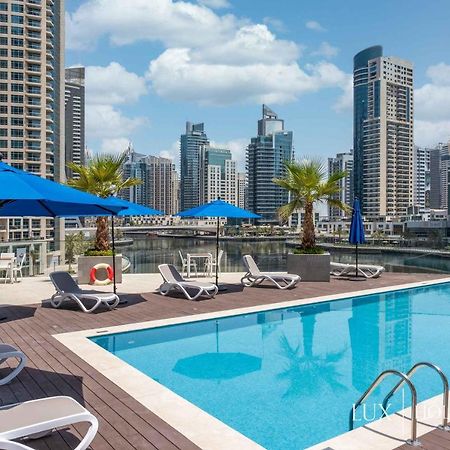 Lux - Contemporary Suite With Full Marina View Dubai Exterior foto