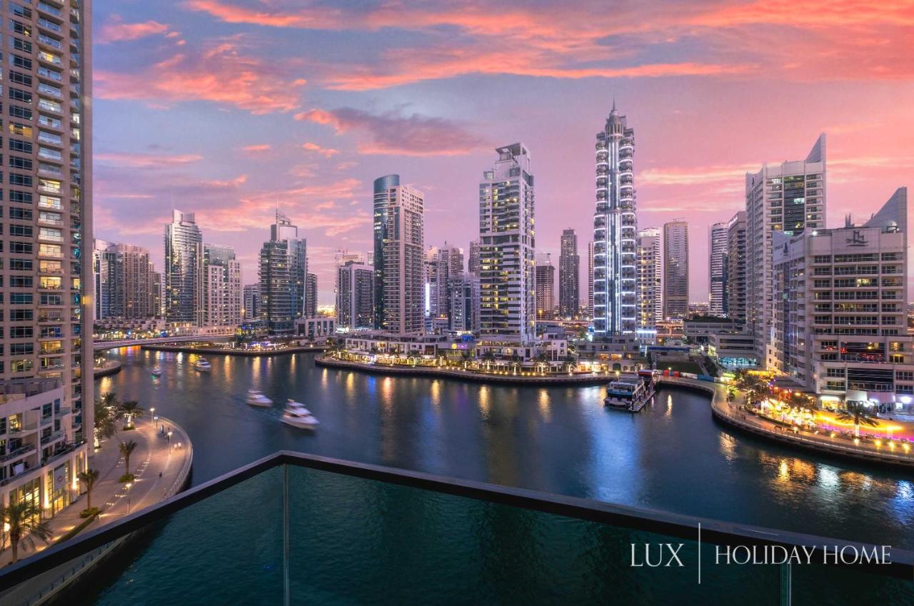 Lux - Contemporary Suite With Full Marina View Dubai Exterior foto
