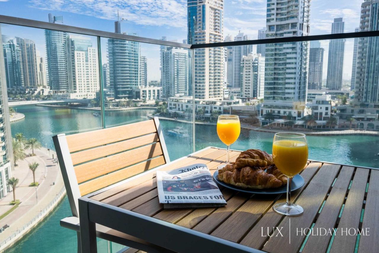 Lux - Contemporary Suite With Full Marina View Dubai Exterior foto