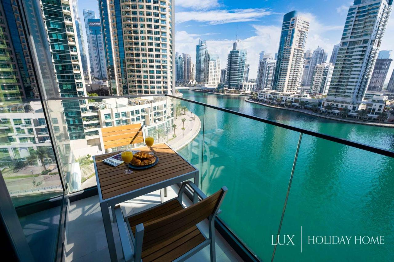 Lux - Contemporary Suite With Full Marina View Dubai Exterior foto