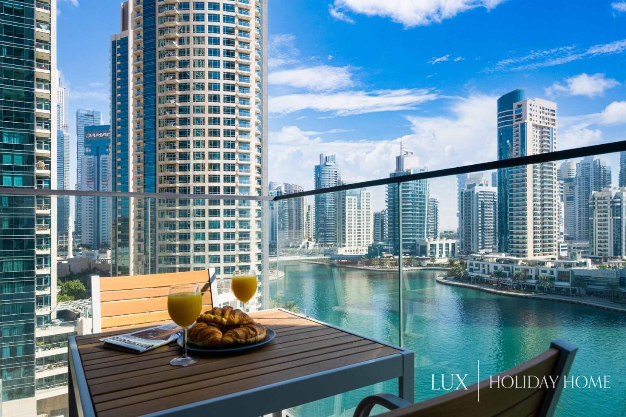 Lux - Contemporary Suite With Full Marina View Dubai Exterior foto