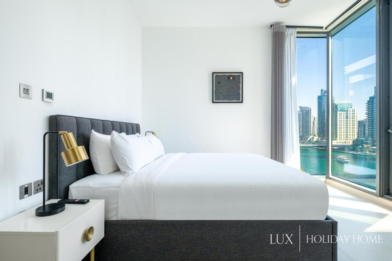 Lux - Contemporary Suite With Full Marina View Dubai Exterior foto
