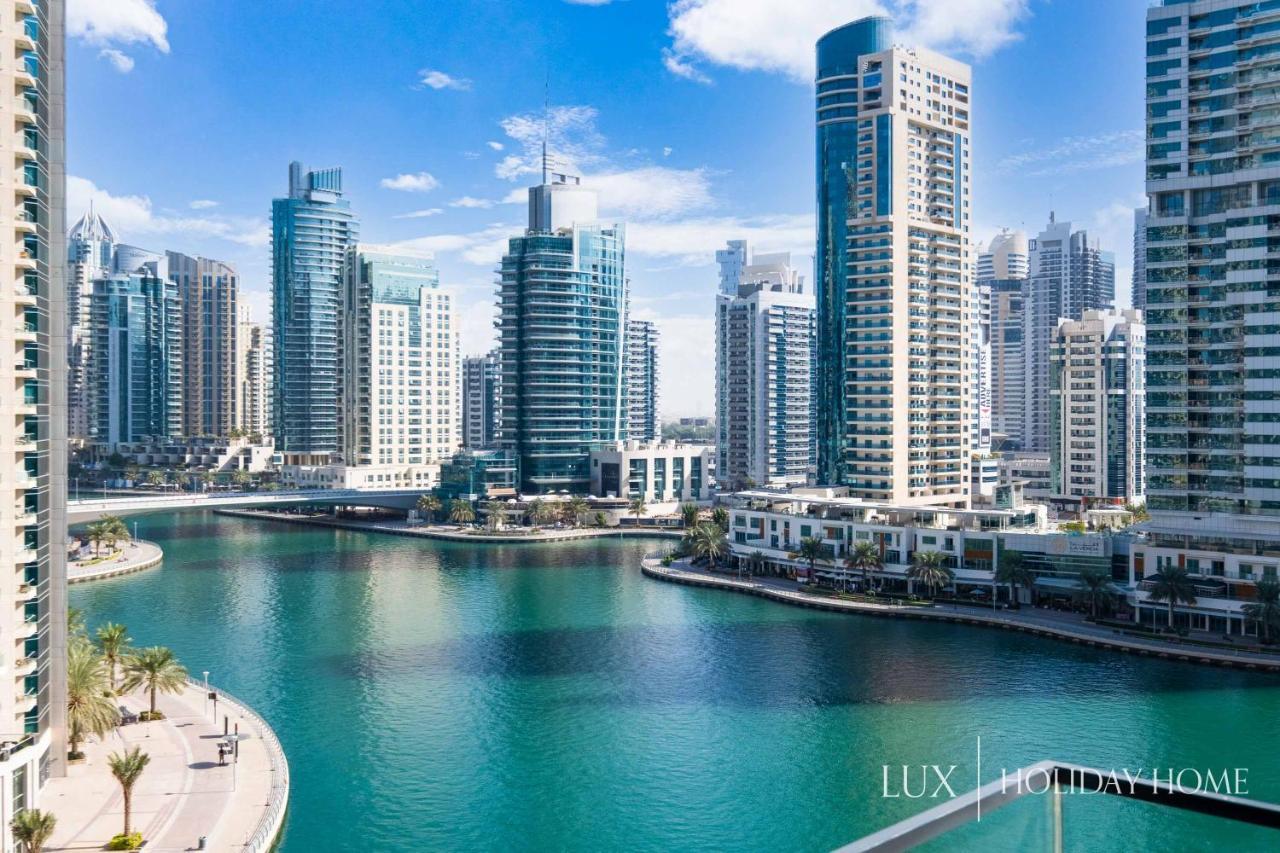 Lux - Contemporary Suite With Full Marina View Dubai Exterior foto